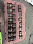 Matco 3/8 Drive Impact Swivel Socket Set 12 Piece 5/16 - 1 Inch. Fixed Price $275.00.