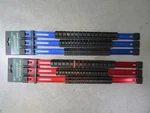 Masterforce Aluminum Socket Rail 6pc Set 1/4" 3/8" 1/2" Drive 17" Long Blue Red. Fixed Price $26.96.