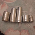 Master Mechanic 5 Pc Socket Bundle. 1/2 & 3/8 Dr. 6 12 Point. Usa. See Desc.. Fixed Price $16.00.
