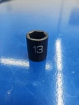 Matco Tools Ap13m6v, 13mm Standard Impact Socket, 1/4" Drive, 6 Point. Fixed Price $19.99.