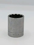 Vintage Craftsman 47514 G , 1/2" Drive, 1" Socket, 12 Pt Made In Usa. Fixed Price $10.62.