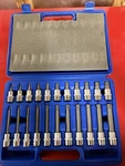 New Cornwell Blue Power 22 Piece 3/8 Drive Socket Set Cbs-r222s. Fixed Price $110.00.