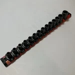 Snap On 14 Piece Metric Shallow Impact Socket Set Magnetic Twist To Lock Rail. Fixed Price $249.99.