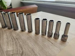 Cornwell 3/8 Deepwell 6 Point Sockets Metric 19mm 18mm 17mm 16 Mm 13mm 10mm 9mm. Fixed Price $15.00.