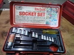 Vintage Bernzomatic 1/4" & 3/8" Square Drive S1438 Socket Set Partial. Fixed Price $12.00.