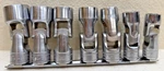 Rare Snap-on 7-piece Sum 1/2" Drive Metric 15-27mm Universal Swivel Sockets Set. Fixed Price $825.00.