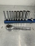 Snap On 1/4" Deep Drive 9pc Socket Set Stm6-stm18 3/16"-9/16" 6pt Sae. Fixed Price $189.00.