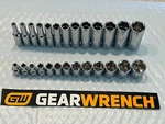 Gearwrench 1/4 Metric Shallow & Deep Sockets 80302d. Fixed Price $64.99.