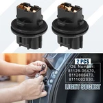 2pcs Front Turn Signal Light Lamp Bulb Holder 81128-06470 For Toyota Camry 2012+. Fixed Price $18.99.