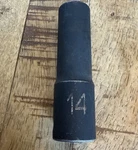 Matco Tools Cdp14m6v 14mm Metric Deep Impact Socket - 6 Point 1/2" Drive Adv. Fixed Price $14.50.