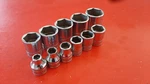 Snap-on Fs 10-pc. 5/16" - 7/8" Sae 3/8" Drive 6pt Point Shallow Socket Set Read!. Fixed Price $109.00.