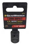 Gearwrench 6 Point Metric 13mm Deep Impact Socket Fits 1/4in Drive Part Id. Fixed Price $16.15.