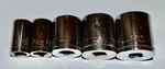 (5) Vintage Craftsman 1/2" Drive Metric Sockets 15,17,24, 27, 30 Mm. Fixed Price $32.50.