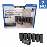 Pittsburgh Automotive Metric Front Wheel Drive Axle Lock-nut Socket Set 7. Fixed Price $120.00.