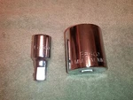 Easco 32 Mm 1/2" Drive Socket 53 8132 & 1" Extension 731202 Usa. Fixed Price $10.95.