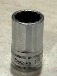 Snap On Swm151 15mm Shallow Socket 1/2 Drive 12 Point Metric Usa. Fixed Price $23.99.
