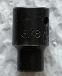 Mac Tools Vp122r, 1/2" Drive, 3/8" Impact Socket, Shallow, 12point.. Fixed Price $12.39.