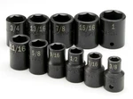Sk Tools Usa 1/2" Drive, 11 Piece, 6 Point, Standard Sae Impact Socket Set, 3/8". Fixed Price $132.18.