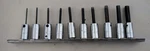 Snap On 110tmay 1/4 Drive 10pc Sae Hex Allen Bit Socket Set 1/16-1/4. Fixed Price $129.99.