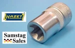 Hazet 880-e12 Socket, 3/8" Drive, 6 Point, 28mm Long, Torx Size 11.17mm. Fixed Price $23.87.