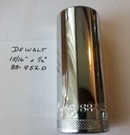 Dewalt 15/16" X 1/2" Dr Deepwell Polished Chrome Socket 88-953d 6pt Free Ship. Fixed Price $11.96.