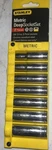 Stanley 7 Piece 3/8 Drive 6 Point Metric Deep Socket Set-85-729. Fixed Price $18.99.