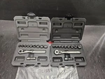 Craftsman #34860 #34861 Sae/metric 1/4" Dr 6 Pt 2- 11pc Socket Sets (tl1554). Fixed Price $51.95.