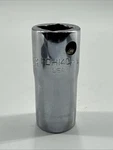 Snap On 3/8" Drive 7/16" 12pt Sae Semi Deep Chrome Socket Usa Fdh140a. Fixed Price $9.95.