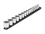Tekton 3/8 Inch Drive 12-point Socket Set With Rail, 15-piece (1/4-1 In.) S.... Fixed Price $55.59.