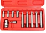 11pc Xzn 12 Point Spline Socket Bit Set Hex Shank M5 M6 M8 M10 M12 One Size Hist. Fixed Price $17.90.