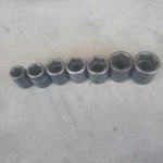 Snap On Tools 7 Piece 3/8" Drive Sae Impact Socket Set - 3/4". Fixed Price $70.00.