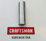 Vintage Craftsman 3/8" Drive 15mm 6 Point Deep Socket G 44432 Usa. Fixed Price $10.87.