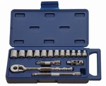 16pc 8 - 19mm, 3/8" Drive, 6 Point, Chrome Shallow Socket & Drive Set Williams. Fixed Price $50.93.