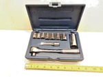 Vintage 1970s Husky Usa By New Britain 10 Piece 3/8" Socket Set Cb-45 Ratchet. Fixed Price $32.00.