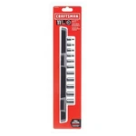 Craftsman 1/4 In. Drive Sae 6 Point Socket Set 11 Piece. Fixed Price $21.99.