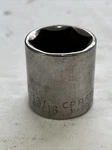 Vintage Craftsman 13/16'' Sae Socket Inverted G1 43008 Usa 6 Point 3/8'' Drive. Fixed Price $3.25.