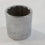 Craftsman 3/8" Drive 19mm 12 Point Shallow Socket Metric G 44308 Usa. Fixed Price $10.99.