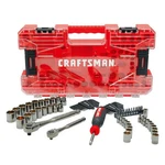 Craftsman 68-piece Versastack Gunmetal Chrome Mechanics Tool Set - Cmmt45314. Fixed Price $79.00.