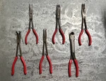 Mac Tools 6 Pc Plier Set Nippers Long Nose Reach. Fixed Price $89.99.