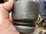 Gp 4060r 1" Drive X 1-7/8" Standard Length Impact Socket. Fixed Price $40.00.