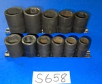 Armstrong Tools 11 Piece 1/2 Drive Sae. Short Impact Socket Set. Fixed Price $100.00.
