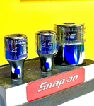 Snap On Tools New 1/4" Drive 3pc Metric 6pt Shallow Add Socket Lot Set Tmm16. Fixed Price $89.95.