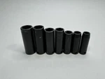 Snap-on 7 Pc 3/8 Drive Deep Impact Socket Set Sae 6 Point Usa. Fixed Price $59.99.