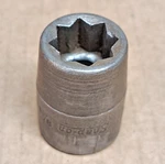 Snap-on Tools Double Square Impact Socket 9/16 Sae, 8 Point 1/2 Drive P418. Fixed Price $17.99.