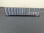 #bo801 Mac Tools 14pc Sxdm146brpt Metric Deep Non-slip Set 6pt 3/8" Drive. Fixed Price $199.95.
