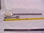 Vintage Wwii Wright 3/4" Drive Ratchet N-320 Ac-42 21" Long + 8" Extension 6408. Fixed Price $55.00.