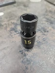 Matco Bup15m6 3/8 Drive 15mm Impact Swivel Socket Shallow 6pt New. Fixed Price $50.00.