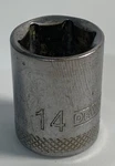 Dewalt 14 Mm X 3/8" Dr Shallow Polished Chrome Socket 86-309d 6pt Free Shipping. Fixed Price $11.99.