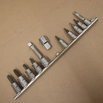 Lot Of Snap On Sockets And Bits Holder Read For Part Numbers. Fixed Price $144.00.
