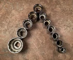 Vintage Proto Sockets Nos 1/2" Drive Professional 11 Pc. 7/16"- 1-1/4" 12-pt Usa. Fixed Price $89.99.